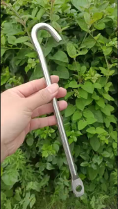 Móc Treo Quạt Trần (Không Đế) INOX (Dài 30cm) Ø 11mm chắc chắn bề mặt sáng lắp đặt và thay thế bộ phận treo quạt.