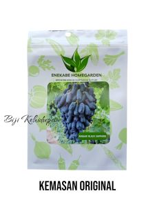 15 BUTIR BENIH TANAMAN ANGGUR BLACK SAPPHIRE (KEMASAN ORIGINAL)