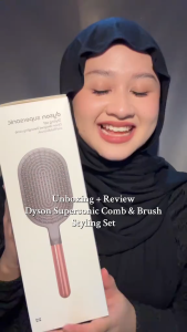 Supersonic Hair Styling Set Wide Tooth Detangling Comb & Paddle Brush Hair Massage Styling Brush Professional Hairdressing Tool Accessories Compatible with Dyson Supersonic Hair Dryer Suitable for All Hair Types