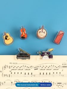 Musical Instrument Shaped Score Clips