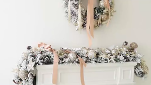 Dây Lá Thông Tuyết Chùm KCS30 Dài 1.8m 2.7m Trang Trí Noel Giáng Sinh TTNTSS498