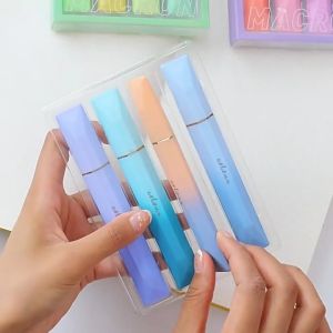 I Stationery ปากกา ไฮไลท์ปากกา สีจดสรุป ป้องกันดวงตา มุ่งเน้นไปที่ หัวนุ่ม ปากกากราฟฟิตี มาร์กเกอร์