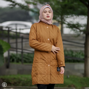 HIJACKET BELVA - JAKET MUSLIMAH Panjang | JAKET Anti Air dan Angin - Jaket Menghangatkan | Mantel Musim Dingin