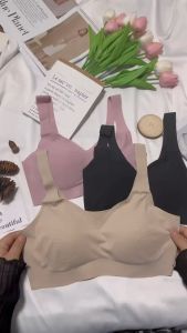 บรามีฟองน้ำ ฟองน้ำถอดได้ เสื้อในไร้ตะเข็บ เสื้อในไร้โครงดันทรง ระบายอากาศได้ เสื้อชั้นสมดุล ผู้หญิง สปอร์ต คุณภาพสูงบรา