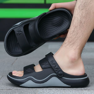 Muji Casual Mens Sandals Summer Outdoor Wear 2024 New Anti-Slip Dual Use Water Driving Leisure Sandals EVA Material Thick Bottom