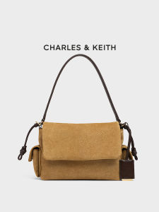 Charles & Keith | Retro Faux Suede Cloud Handbag
