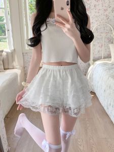 Quần an Toàn Ren Mỏng Mùa Hè Cho Nữ Không Viền Quần Lót Ngắn JK Quần an Toàn Quần Lót Chống Ánh Sáng Không Bao Gồm Quần Áo