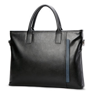 FEGER | Feger Genuine Leather Mens Handbag Casual Crossbody Business Computer Bag Fashionable New Model Cowhide Shoulder Bag Trendy