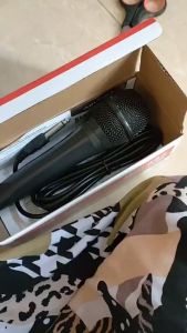 Advance MIC-885 Single Profesional Dynamic Microphone Speaker Mic Kabel Microphone Premium Jack Besar 6.5MM