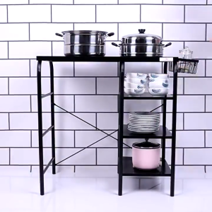 【Ship Today】Gas Stove Bracket Stainless Steel Gas Stove Stand With Cabinet And Wheels Multi-Layer Storage For Kitchens