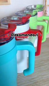 eatkit 1200ml Stainless Tumbler Stainless Steel Botol 304 Mug Tahan Panas Dingin kecil portable BPA FREE