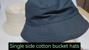 Plain Bucket Hat Reversible Color Buckethat