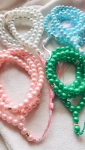 TASBIH 99/TASBIH BUTIR 99/TASBIH MUTIARA CANTIK GROSIR TASBIH ISI 10PCS /TASBIH MUTIARA 99/tasbih mutiara cantik/perlengkapan alat shalat/SAJADAH/MUKENA