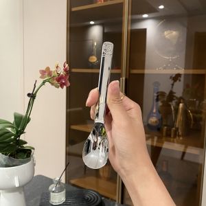 Thìa Trẻ Em Bằng Thép Không Gỉ Dày 18-10 304 Thìa Ăn Súp Cơm Cháo Trà Thìa Thìa Ăn Sáng Thìa Ăn Trưa Thìa Ăn Tối Thìa Ăn Tối