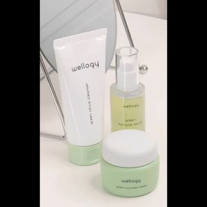 【NEW LAUNCH】🔥 WELLOGY 🔥GREEN CICTRUS CLEANSER 100ML+ WELLOGY GREEN AVACADO CREAM 55ML (COMBO DEAL)