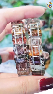 Collection Grade Garden 4 Seasons Phantom Quartz Shou Pai Bracelet