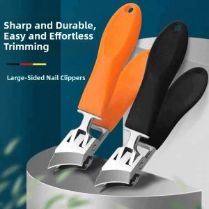 NIANXU | Stainless Steel Nail Clippers with Large Opening and Anti-Splash Design