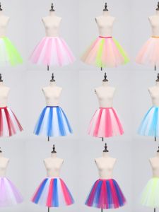 Colorful Princess Half Skirt for Women with Puffy Sleeves Short Dance Performance Skirt with Gauze Net Elements