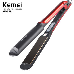 Kemei | Kemei KM-531 Professional Hair Straightener Ceramic Flat Irons Straightening Iron Curling Corn Styling Tools Hair Curler Women