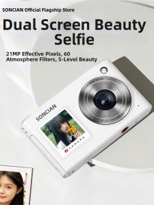 SONGDIAN | Entry-Level Mini HD CCD Compact Camera for Students Travel & Campus