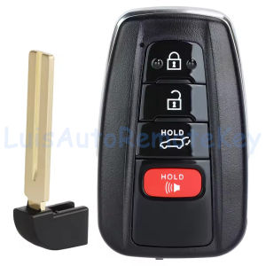 2 / 3 / 4 Buttons Case Smart Remote Car Key Fob Shell Cover for Toyota C-HR RAV4 Prius Prime Avalon Camry Corolla Highlander