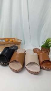 OXXO รองเท้าแตะสุขภาพ หน้าสวมแผ่น 2 นิ้ว สูง รองเท้าแฟชั่น นิ่มใส่สบายSK0153