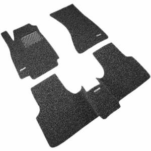 Elegant Silk Circle Car Floor Mats for Main Drivers Cabin Universal Fit for Tesla Nissan BMW Mercedes Audi Volkswagen