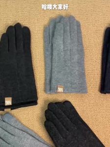 Men s Full Finger Touch Screen Gloves Cold Resistant Windproof for Autumn Winter Outdoor Cycling and Electric Scooter Riding