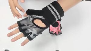 GVARD Sarung Tangan Army Abu Angkat Beban Fitness Glove Gym Microfiber Kualitas Premium Pria wanita