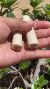 once pipa gading asli  gg lokal panjang 5cm bulat tebal mulus asli