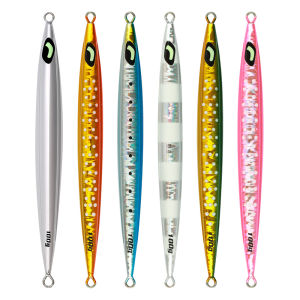 Jiggingpro tốc độ mồi Jig 100g 150g nước mặn kim loại đồ gá lắp biển sâu Mồi Câu Cá dọc mồi Jig