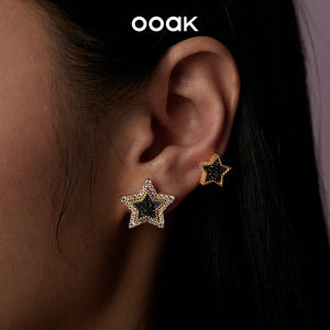 City of Stars Tiger Eye Black Onyx Earrings