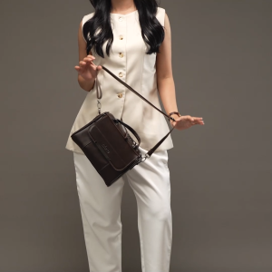 Alona Leather Hestia Bag - Tas Selempang Jinjing Wanita Kulit Sapi Asli Free Random Gift