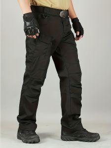 Plus Size Mens Thin Cargo Pants With Side Pockets For Spring Summer Tactical Oversized Loose Punk Pants Big And Tall Guys