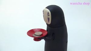 ออมสิน No Face Kao Nashi กินเหรียญ กระปุกออมสิน จำลองจาก No Face เรือง Spirit away ออมสิน Piggy bank วางตกแต่งบ้านได้ ใช้เป็นที่เก็บเหรียญได้