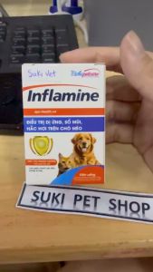 INFLAMINE - [ NGUYÊN HỘP ] - SẢN PHẨM HỖ TRỢ HÔ HẤP  GIẢM DỊ ỨNG CHO CHÓ MÈO - HÀNG CHÍNH HÃNG Á CHÂU