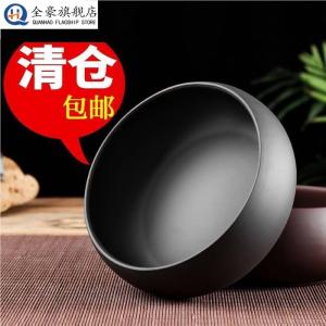 Large Ceramic Tea Bowl Small Tea Cup Washing Pen Brush Washer Gongfu Tea Set Ashtray Flower Pot Purple Clay Tea Washing