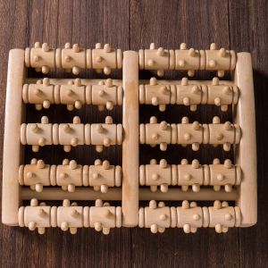 Solid Wood Foot Massage Device Roller Foot Wooden Massage Acupuncture Point Rub Row Wooden Massage Foot Leg