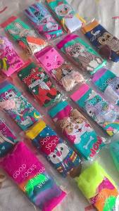 Cute 3D Animal Knee High Socks for Girls - Cartoon Bunny Cat Floral Long Tube Socks Soft Kids Leg Warmers with Plush Big Ear