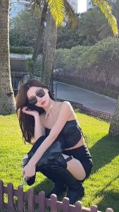 Unyiel - Kacamata Fashion Pelindung Sinar UV / Sunglasses Wanita Oversized Kekinian Fashion Trendy Import Eyewear