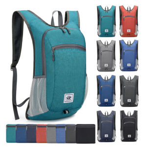 [Hàng Mới] Vải Oxford Balo gấp lại được cầm tay 15L đi xe đạp Ba lô dung tích lớn Ba lô leo núi cho nam nữ