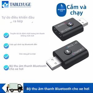 Bộ Chuyển Đổi Âm Thanh Bluetooth 5.0 2 Trong 1 Bộ Thu Phát Không Dây USB Cho TV PC Laptop - Cuộc Gọi Rảnh Tay 35mm Dongle Audio Dongle