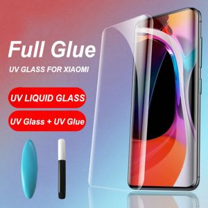 Oppo Reno 11 Tempered Glass Full Screen UV Glass Nano Liquid Screen Protector