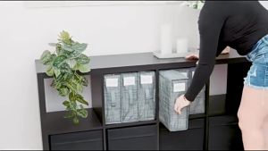 Clothes & Bedsheet Organizer Storage Box Foldable Clothing Blanket Quilt Closet Organizer Box Pouch