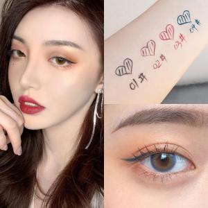 Gellas Waterproof Eyeliner Pen Ultra Fine Tip Long-lasting No Smudging Sweatproof Womens Makeup Beauty Tool Eye Liner