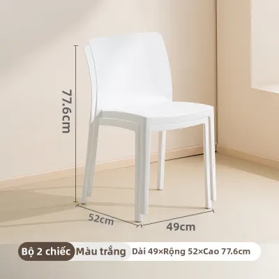 Citylong | Ghế Ăn Sang Trọng Và Tinh Tế Có Thanh Ngả Lưng Đỡ