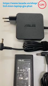 [Chân To] Sạc Laptop ASUS 19V - 3.42A (65W) chân 5.5x2.5mm - đường kính đầu sạc 5.5mm thay cho Asus K45A K55A X45C X401 X401A K46 F451 X450 X550 P550 X551 X552 X554 K455 K555 F555 K501 hàng linh kiện mới
