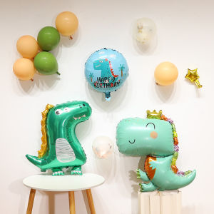 18 35 inch DINOSAUR balloon wedding decoration balloon children birthday decoration aluminum film balloon party supplies festival partyneeds birthday decor anniversary balloon partysupplies events decor DIY