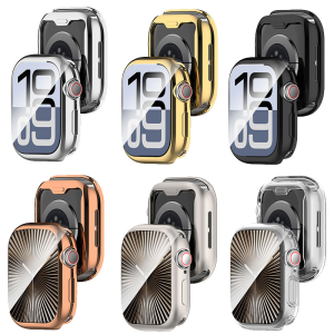 เคส สำหรับ Apple Watch Series 11 10 เคสนาฬิกาข้อมือ TPU เคส สำหรับ iWatch 46 มม.42 มม. เคสกันรอยหน้าจอสําหรับ อุปกรณ์เสริมสม