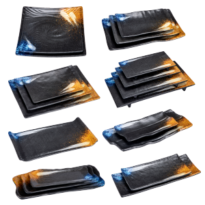 Bát Nhựa Hình Chữ Nhật Kiểu Nhật Bản Dùng Để Nướng Thịt Bò Dùng Trong Nhà Hàng Bát Đựng Súp Sushi Sáng Tạo Bát Đựng Thức Ăn Dùng Trong Nhà Hàng